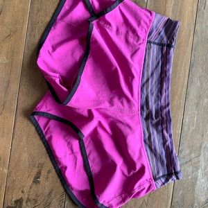 LuluLemon Purple Running Shorts